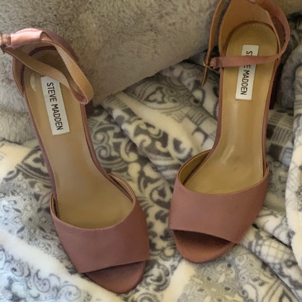 Steve Madden ankle strap heels